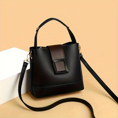 Pebbled Luxe Shoulder Bag