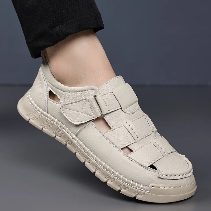 ELLE Leather Sandals