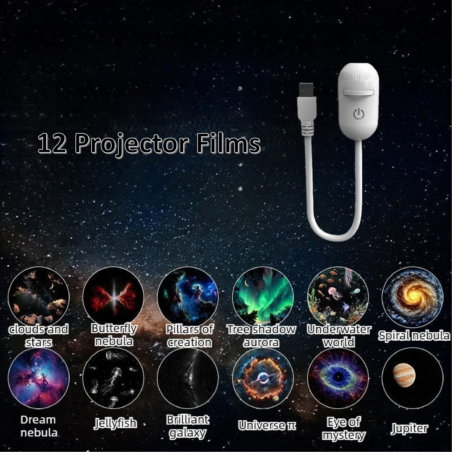 Mini Projector Night Light